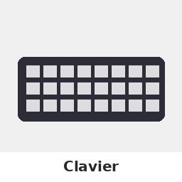 Clavier AZERTY USB
